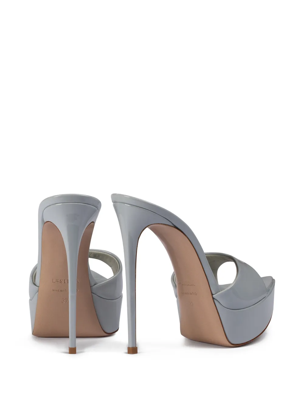 Le Silla Sandalen met plateauzool Grijs