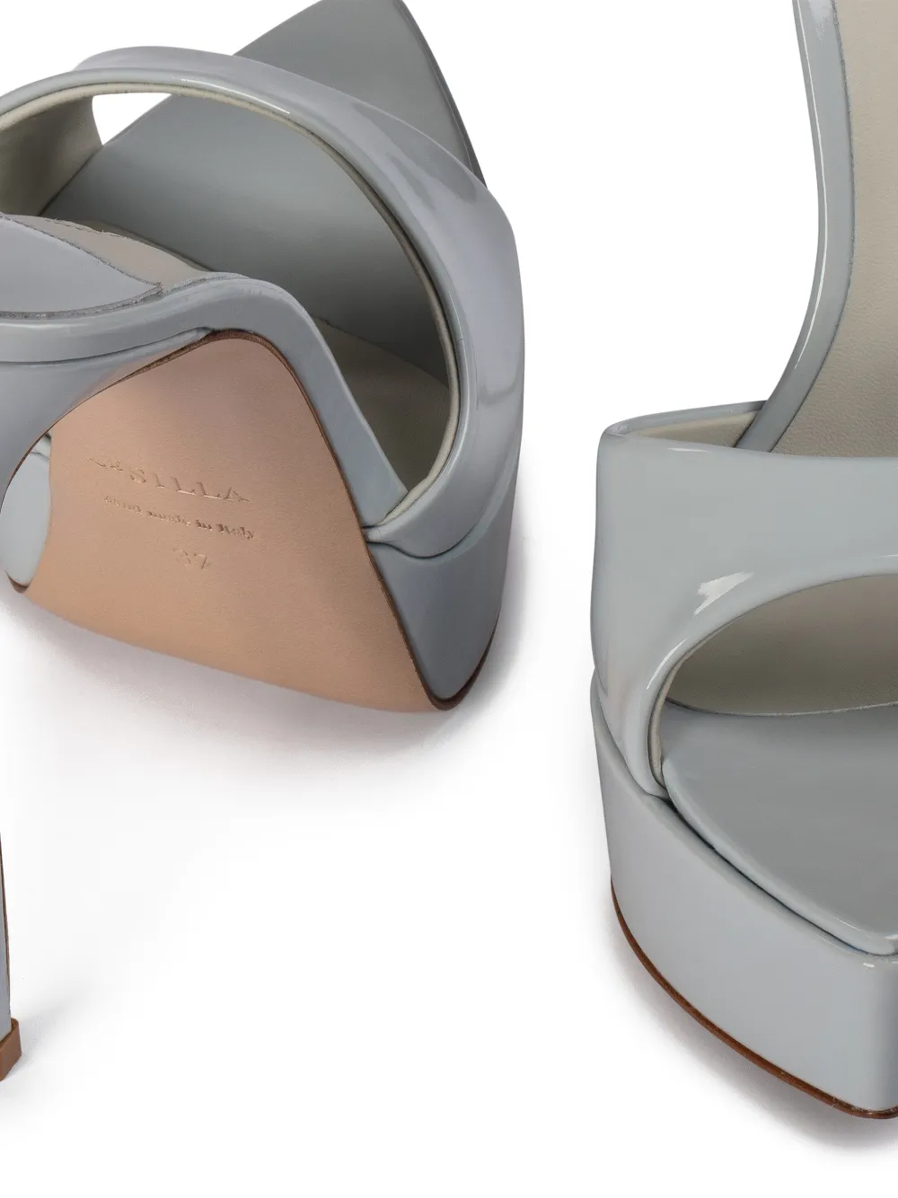 Le Silla Sandalen met plateauzool Grijs