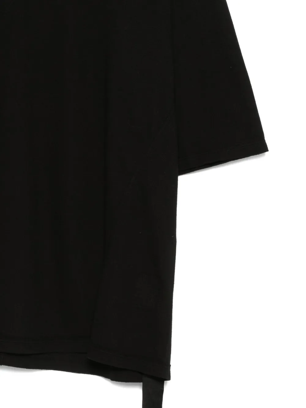 Rick Owens DRKSHDW Ribgebreid T-shirt Zwart