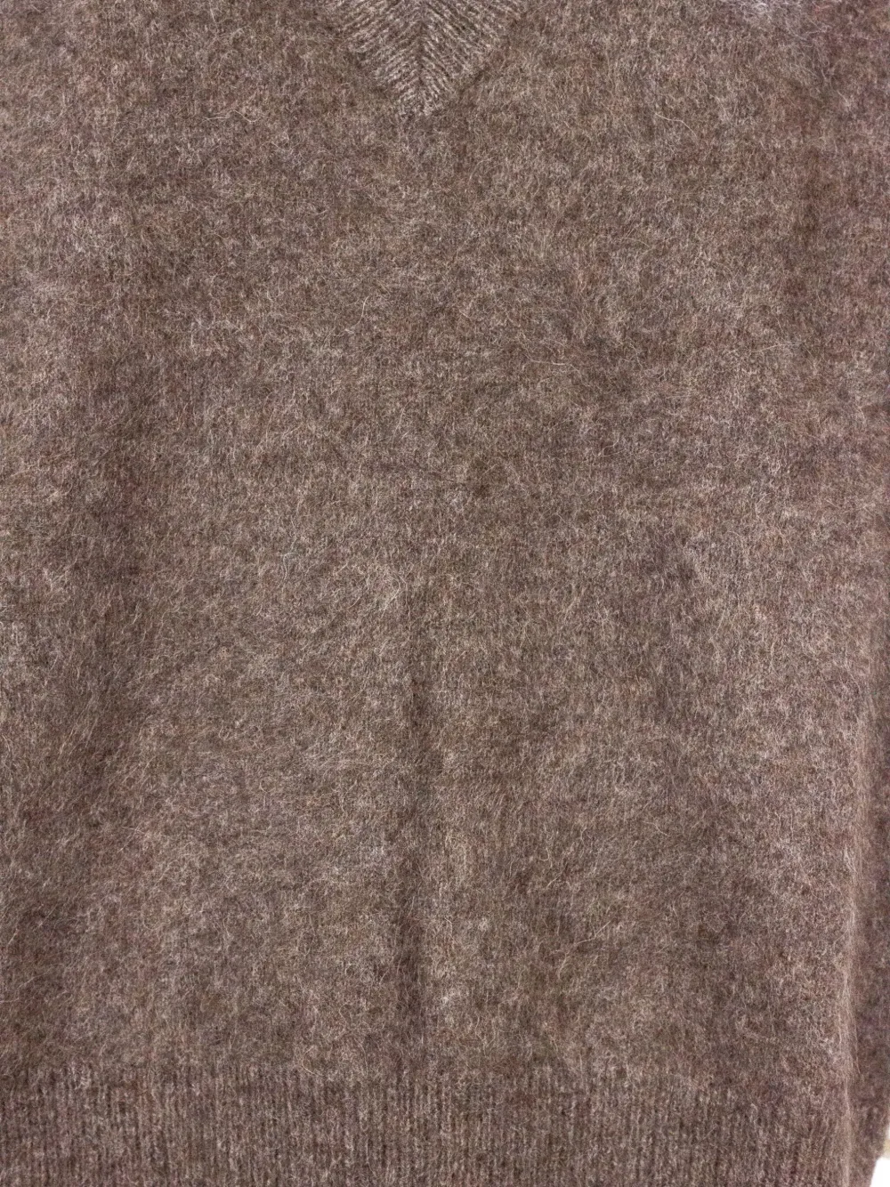 P.a.r.o.s.h V-neck Ribbed Sweater In Brown