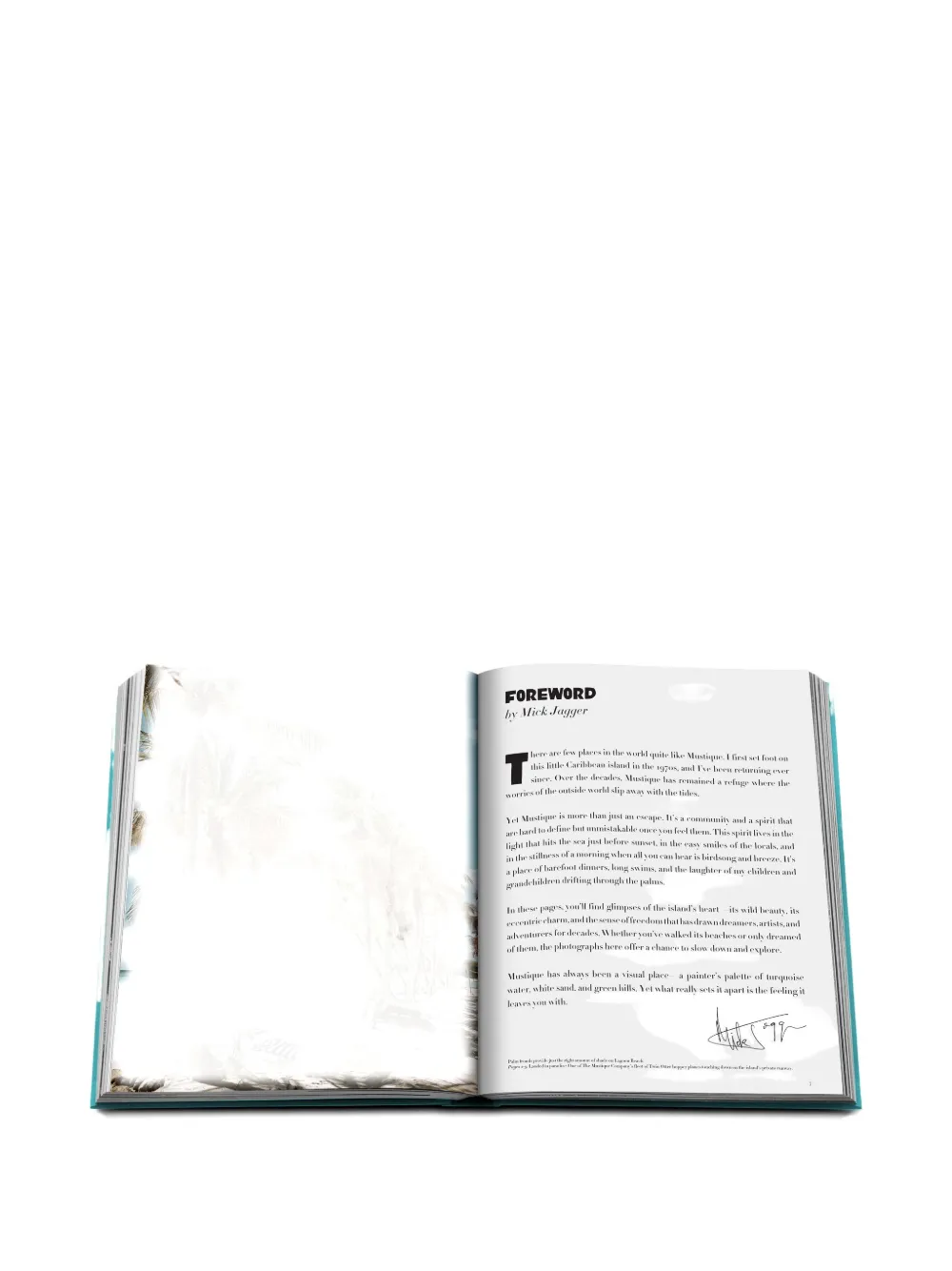 Assouline Mustique Icon Book (33cm X 25cm) In Blue