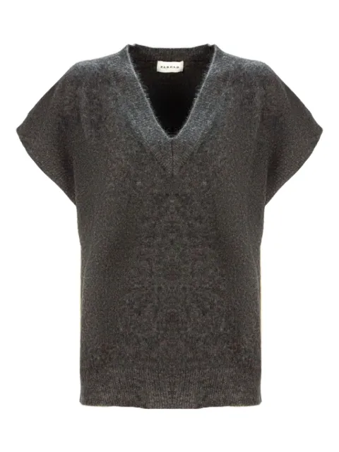 P.A.R.O.S.H. V-neck ribbed sweater