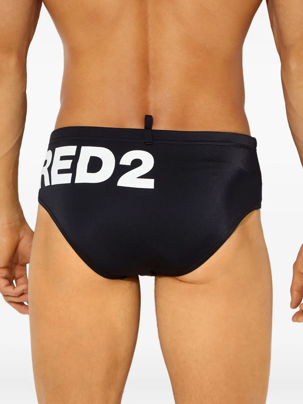 Dsquared2 Logo-print Swimming Trunks In Black