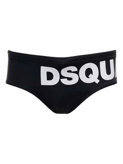 DSQUARED2 logo-print swimming trunks