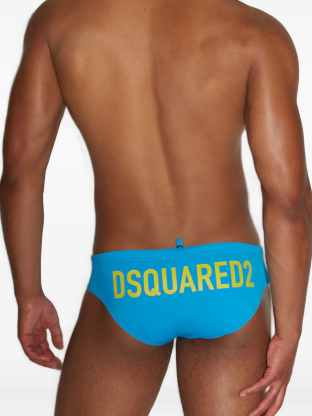 Dsquared2 Logo-print Swimming Trunks In Blue