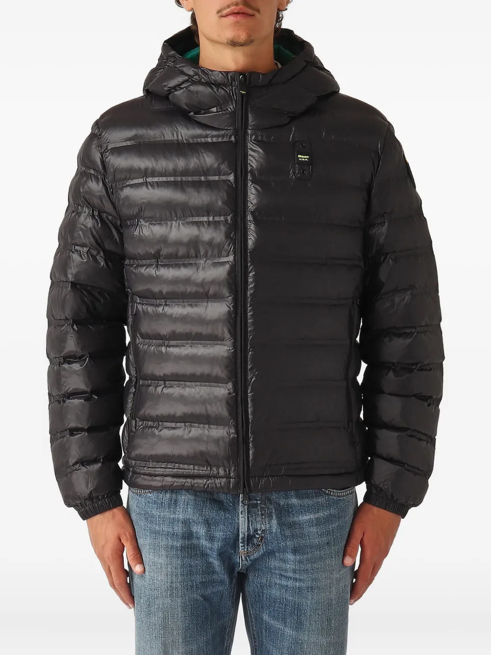 Blauer Charles hooded padded jacket | Black | Image 1