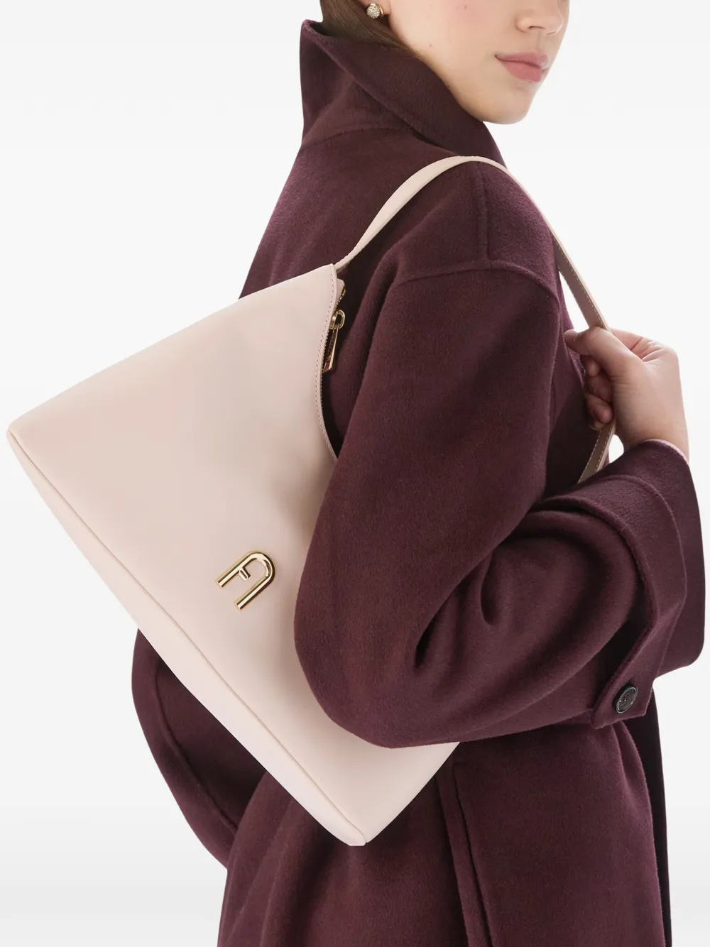 Furla Diamante kleine schoudertas Roze