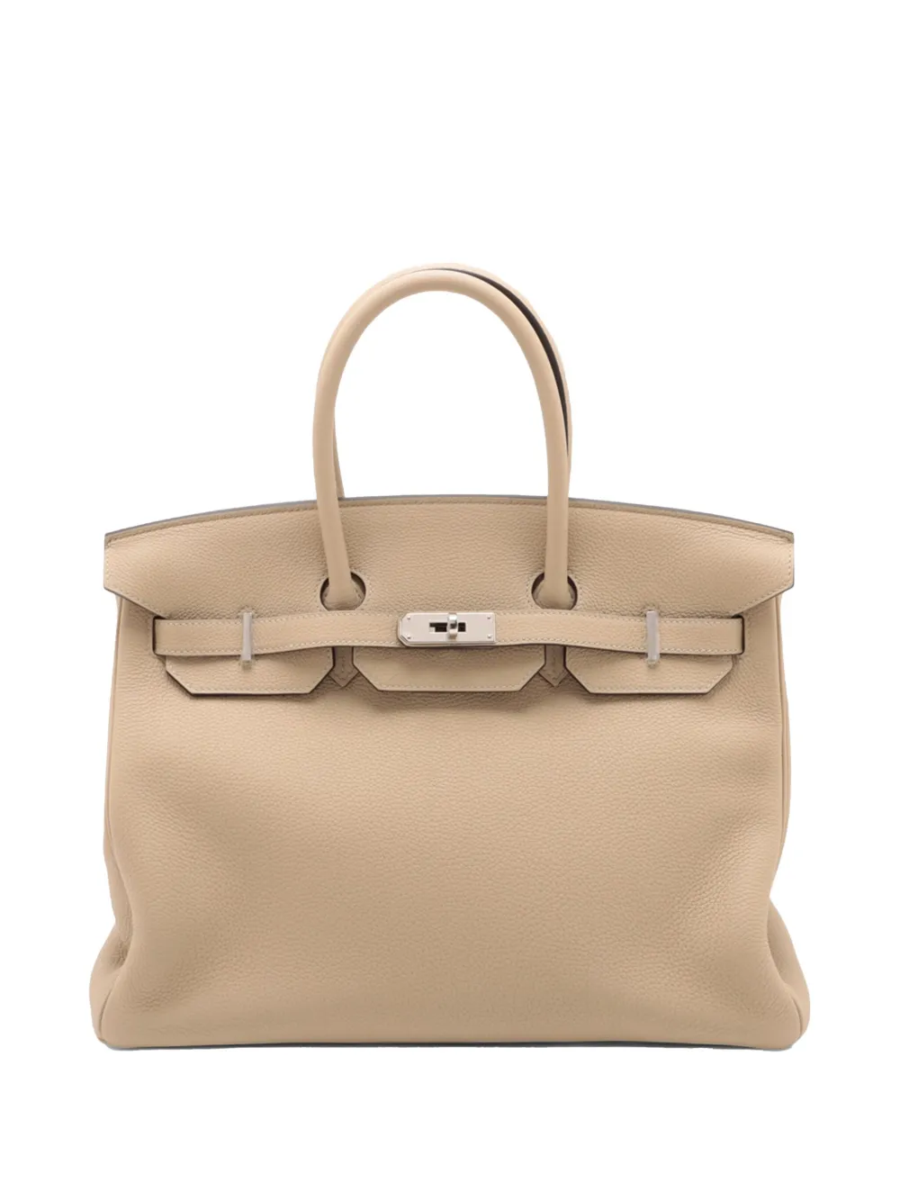 Hermès Pre-Owned sac à main Birkin Retourne 35 en cuir Togo (2017) | marron | Image 1