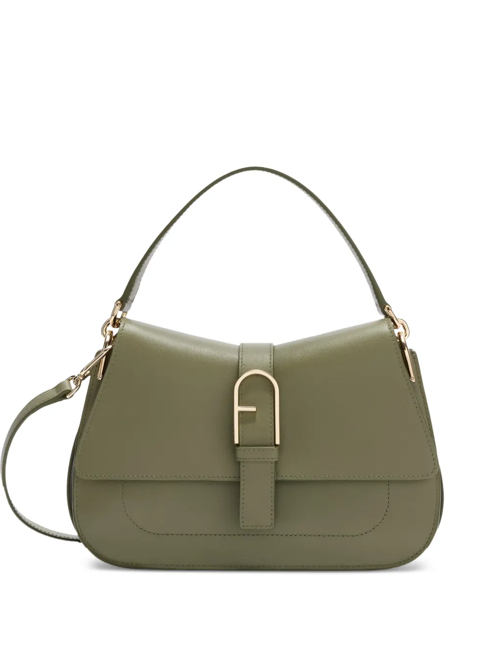Furla Borsa tote Flow media in pelle - Verde