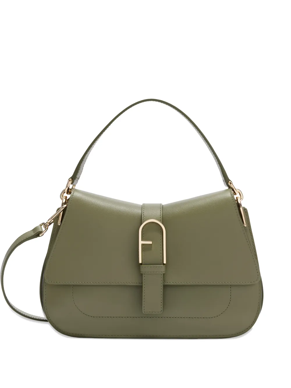 Furla Borsa tote Flow media in pelle - Verde