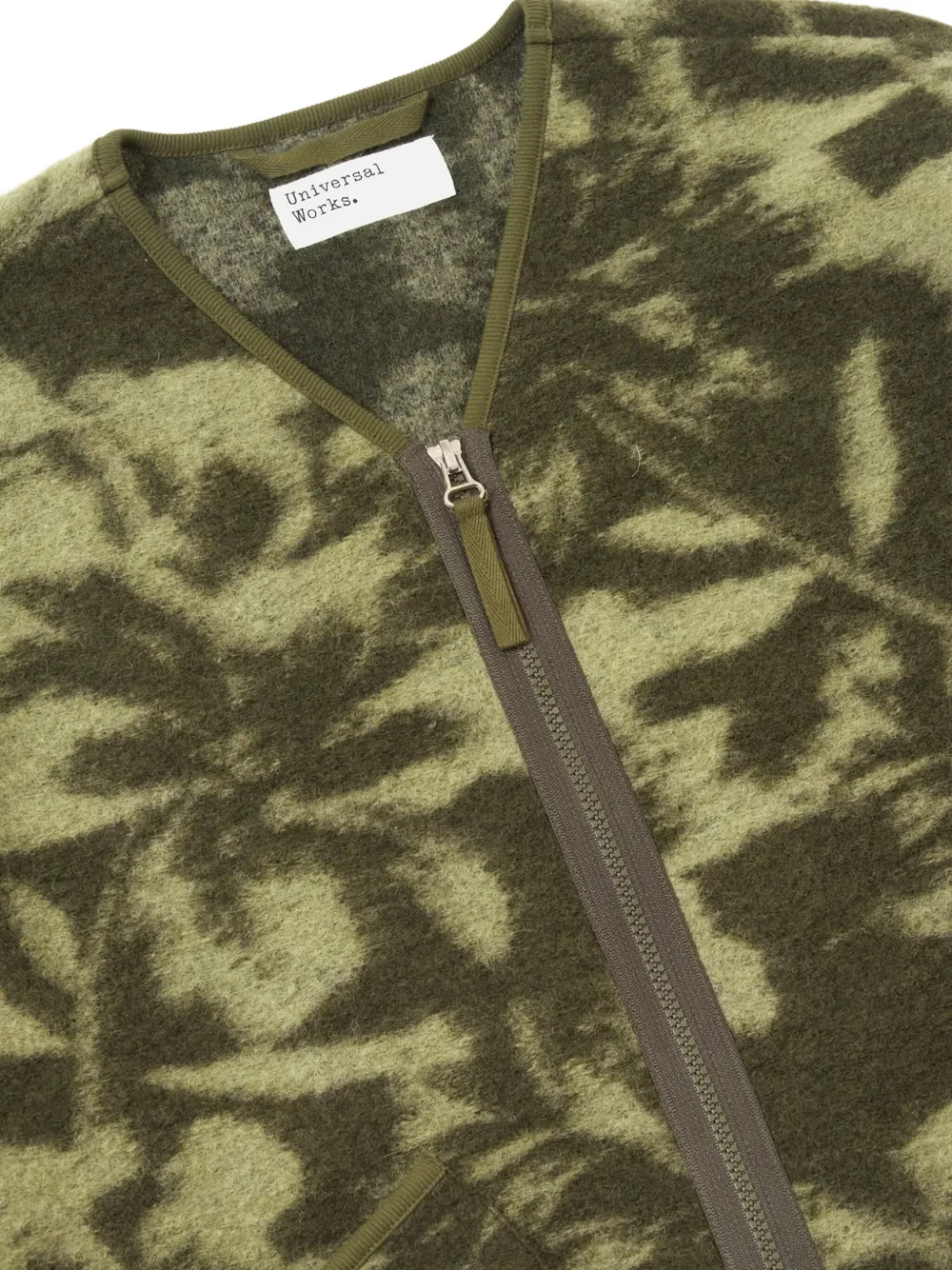 Universal Works Zip-up Jacket In Green