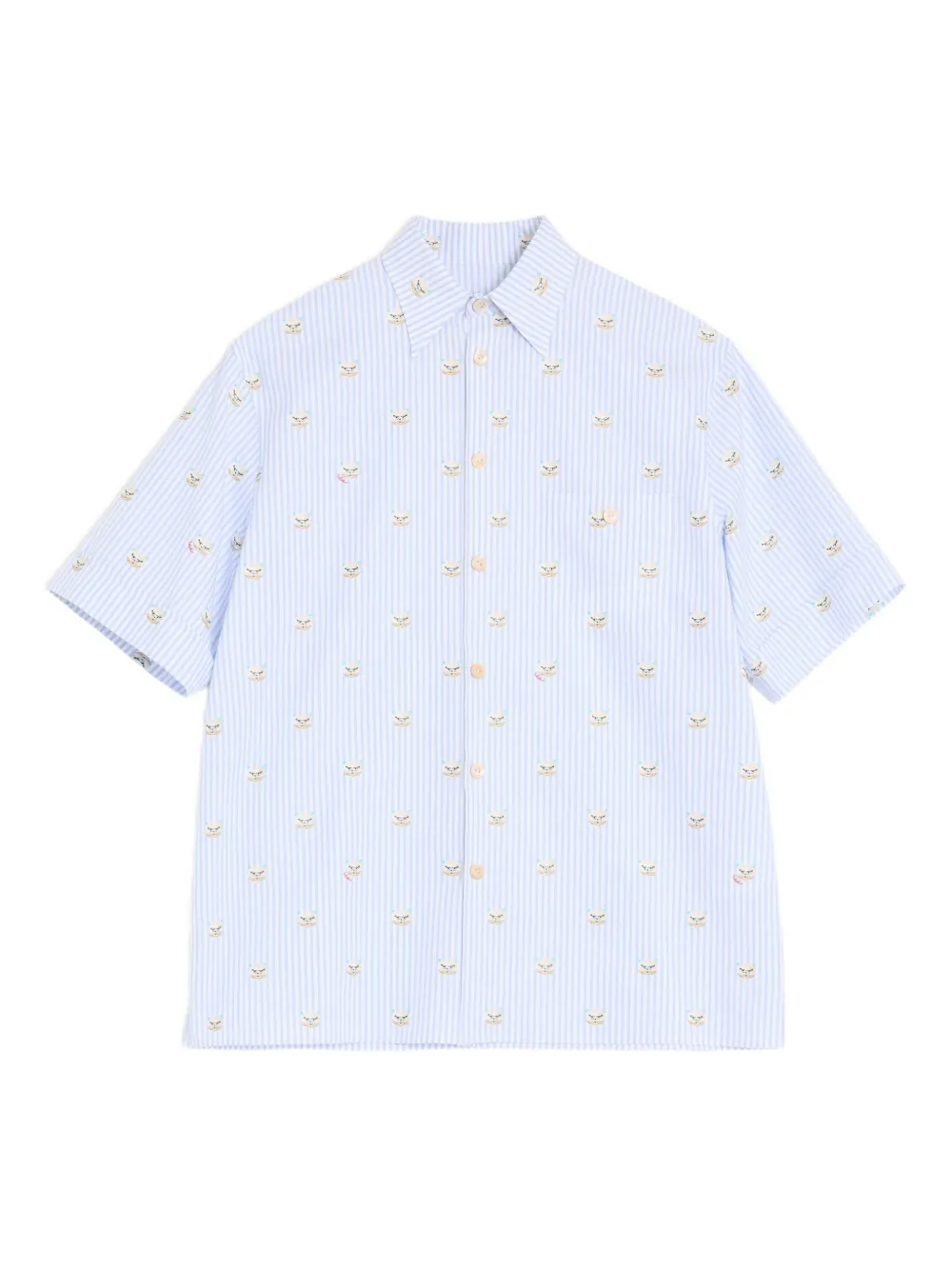 Valentino Garavani Le Chat de la Maison Hemd - Blau