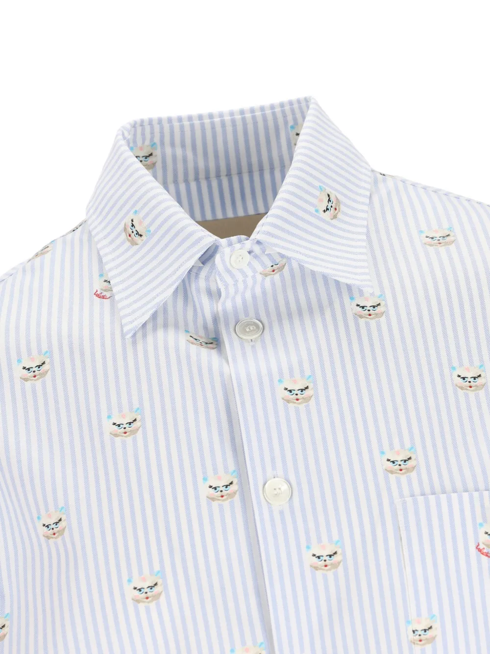 Le Chat De La Maison-print shirt