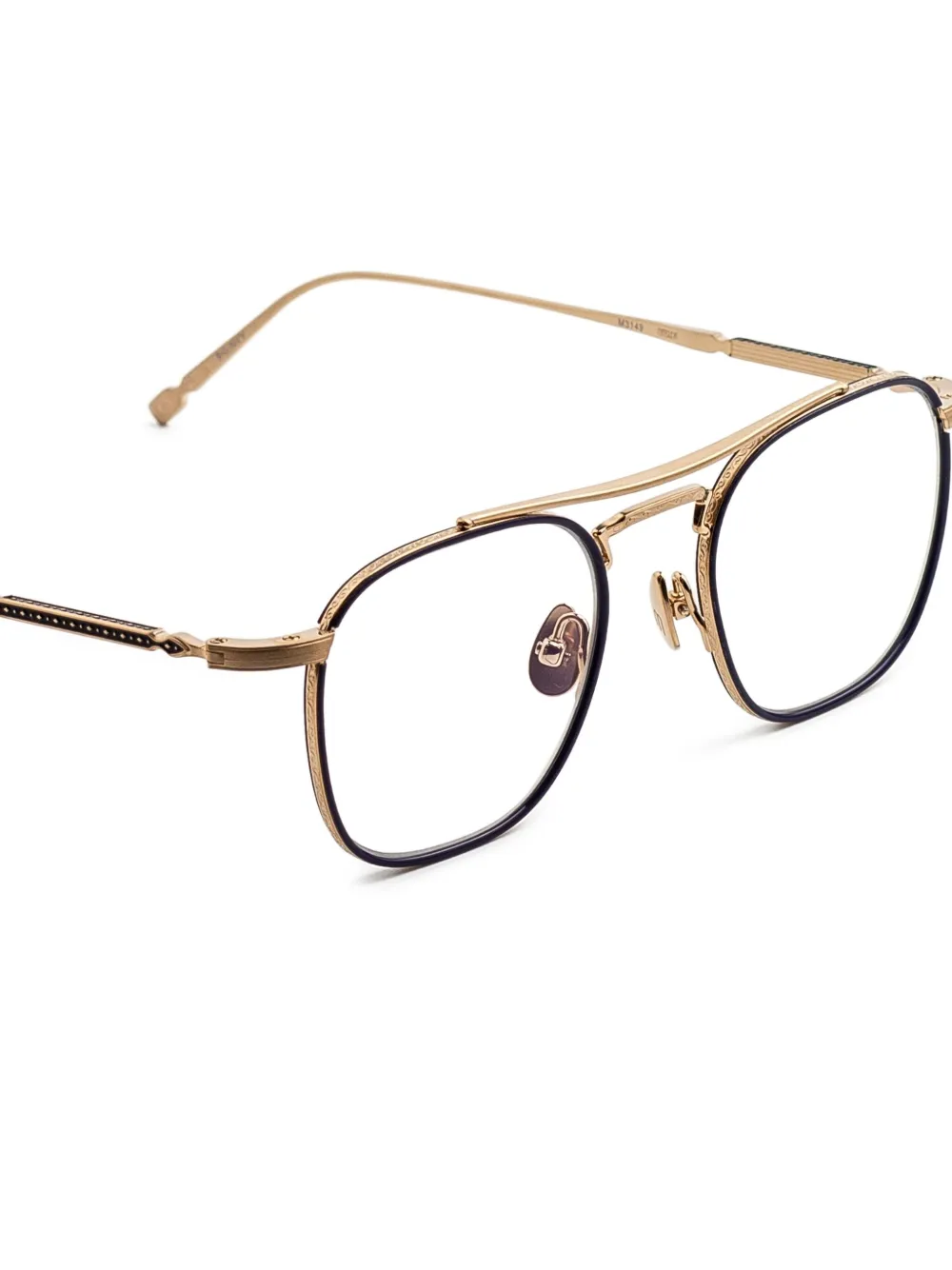 Matsuda Bril met vierkant montuur Blauw