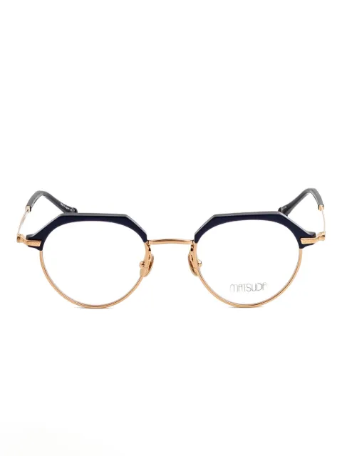 Matsuda geometric-frame glasses