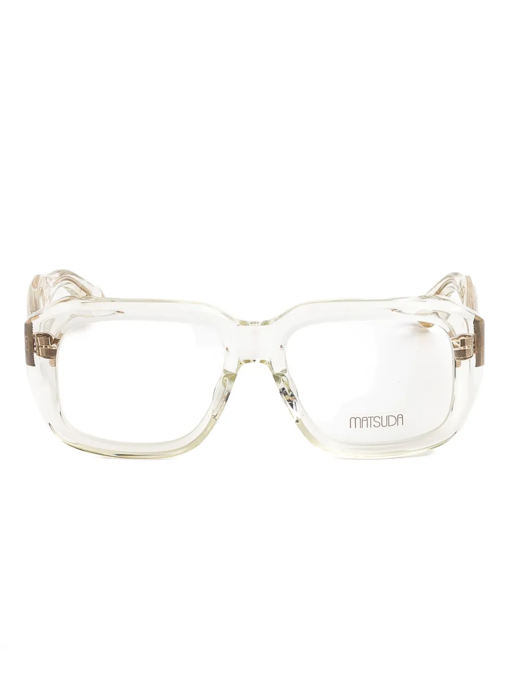 Matsuda Square-frame Glasses In Neutral