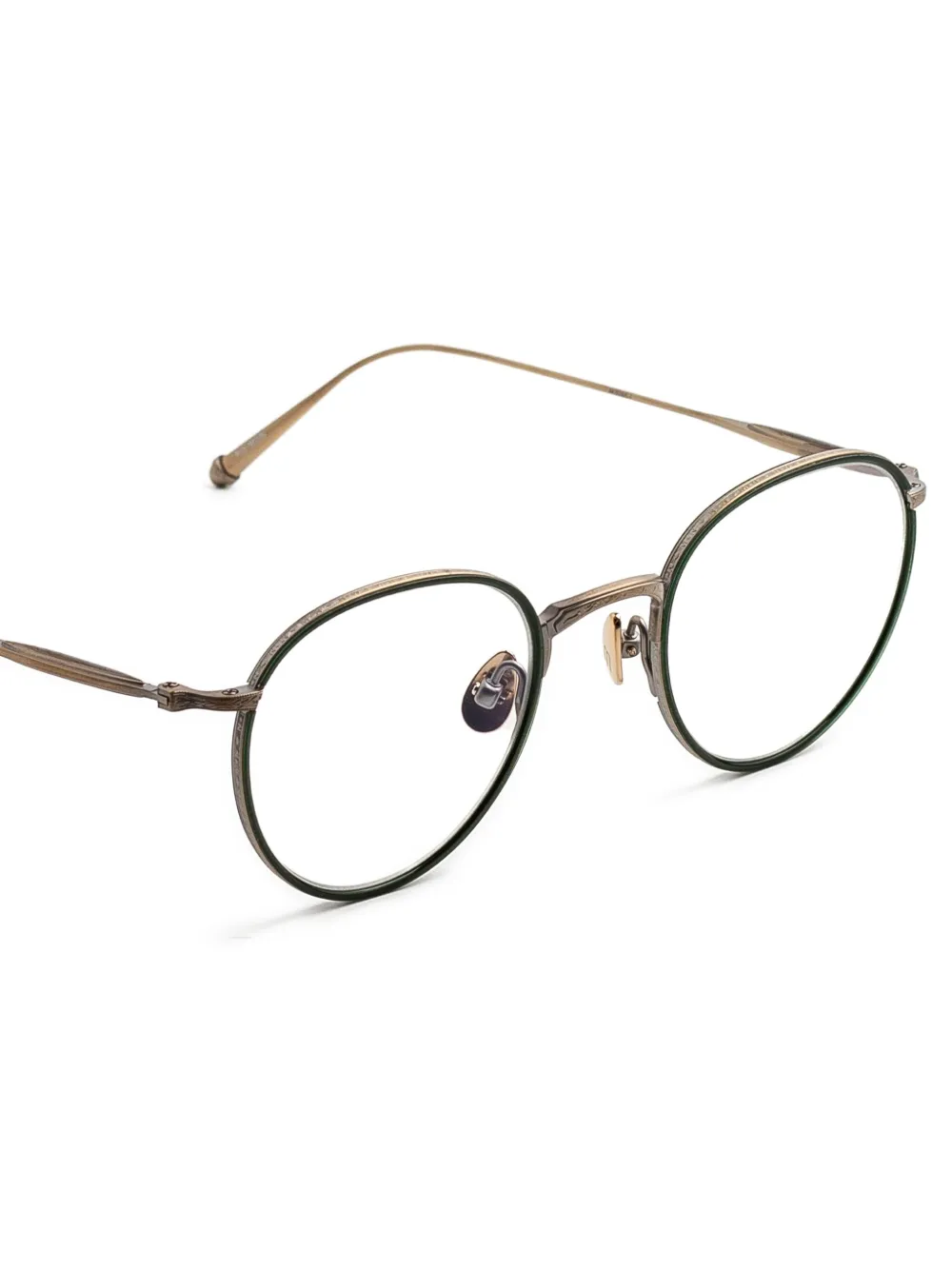 Matsuda Bril met rond montuur Goud