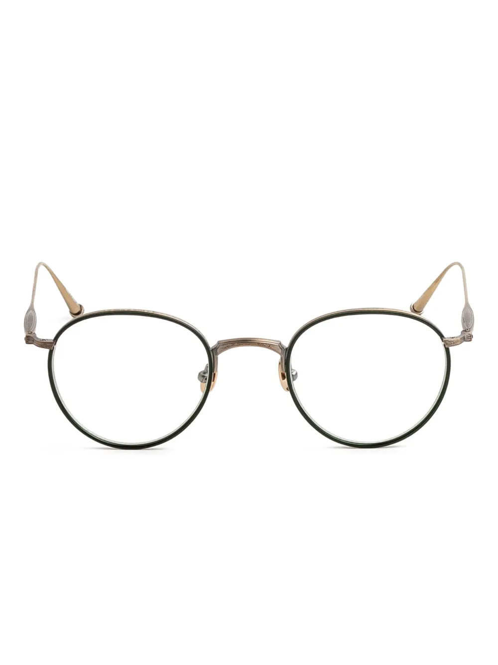 Matsuda round-frame glasses | Gold | Image 1