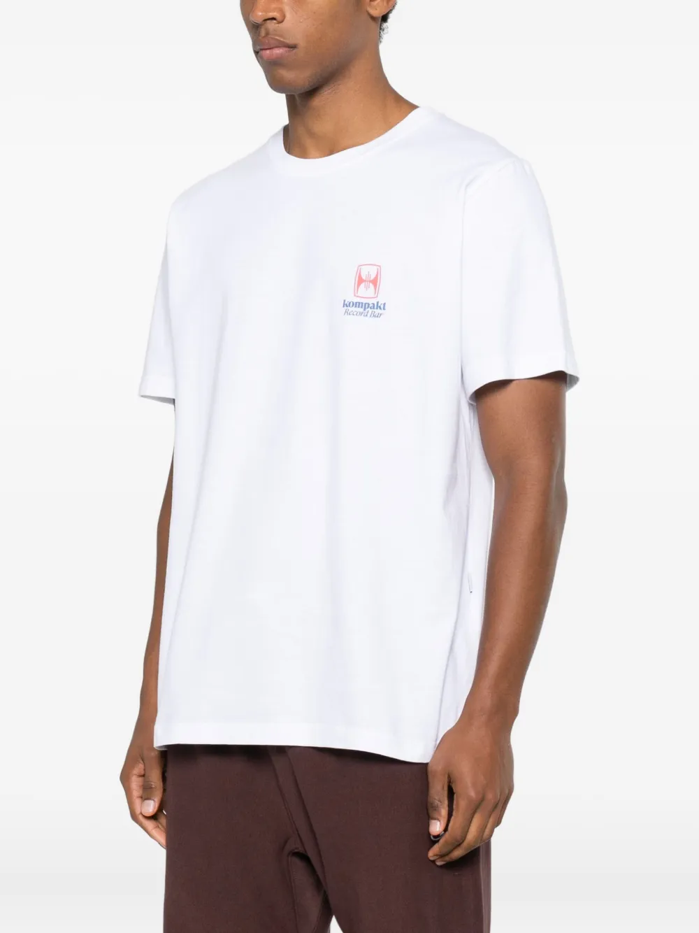 Kompakt Record Bar logo t-shirt - Wit