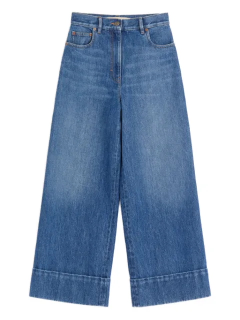 Valentino Garavani Denim pants with V Gold