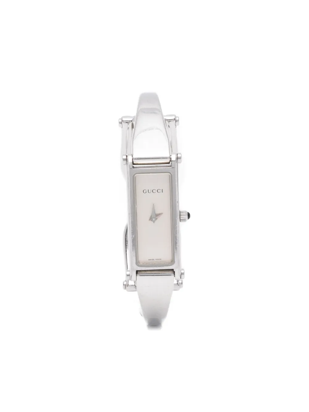 Gucci Pre-Owned 2010s 1500L rectangular 8mm | Silver | Image 1