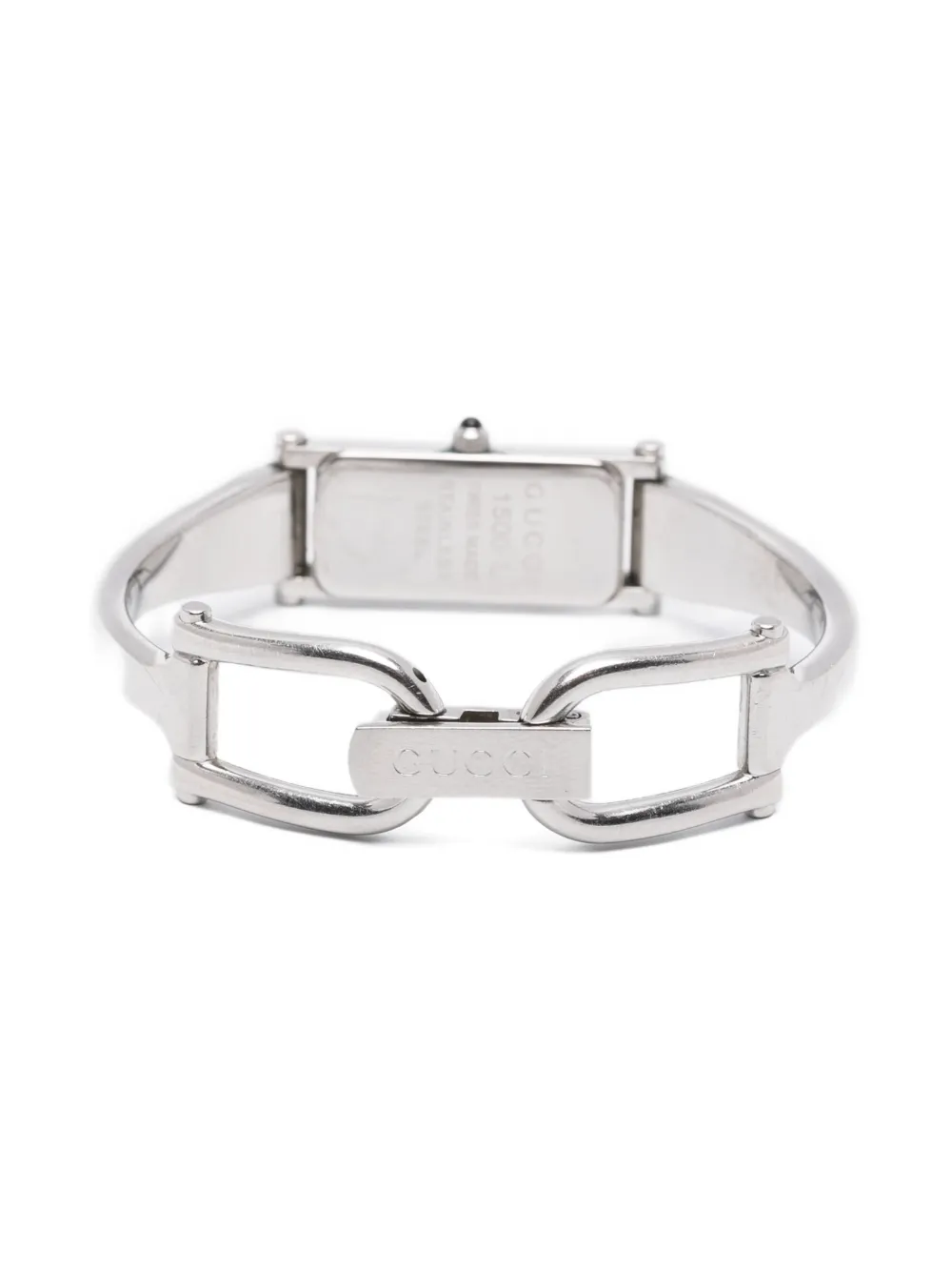 GUCCI Pre-owned 2010s 1500l Rectangular 8mm In Silver