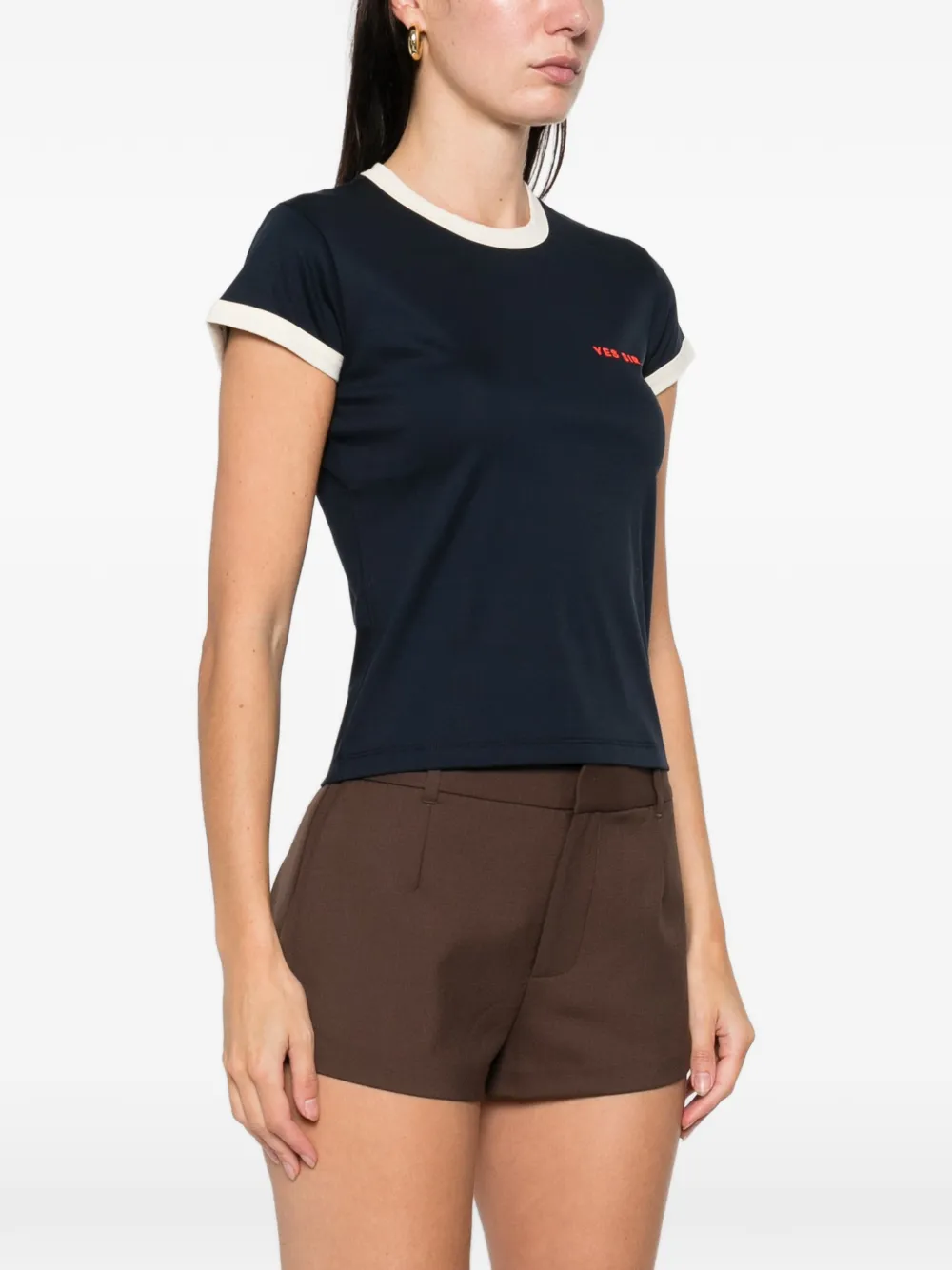 Sir Logo-embroideredt-shirt In Blue