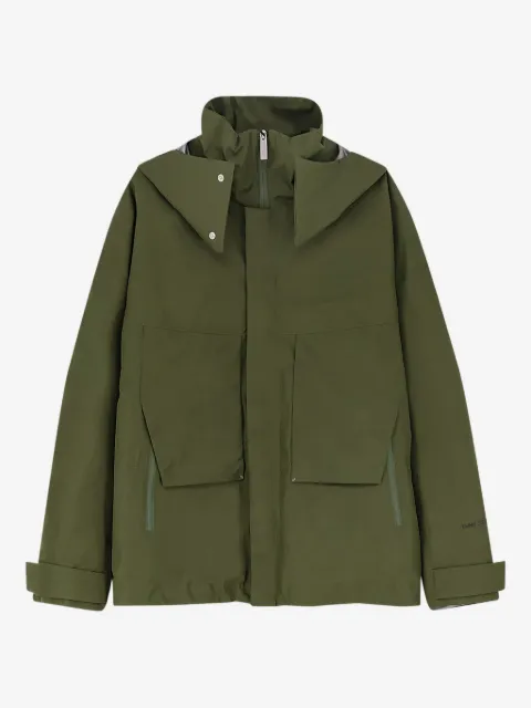 Herno removable-hood padded jacket