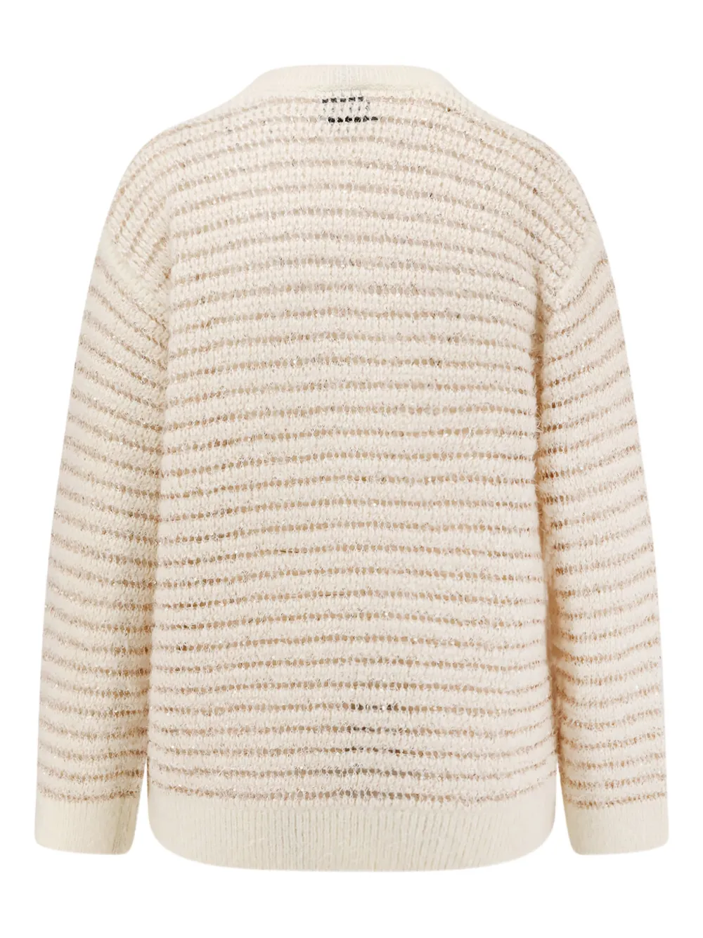 Nude V-neck Sweater In Neutral
