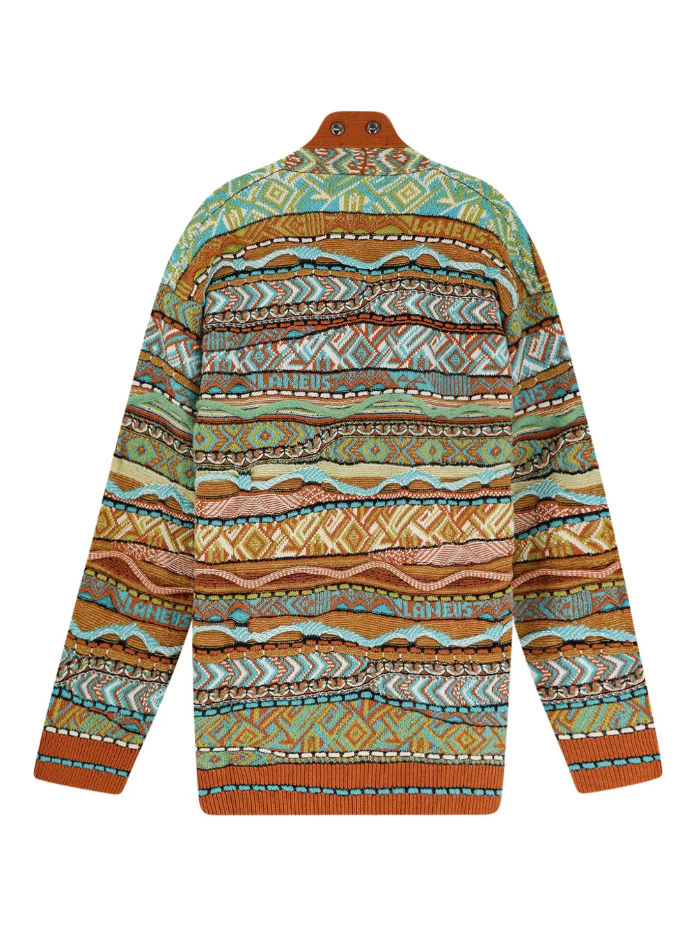 Laneus open-front patterned cardigan | Cardigans | Image 2