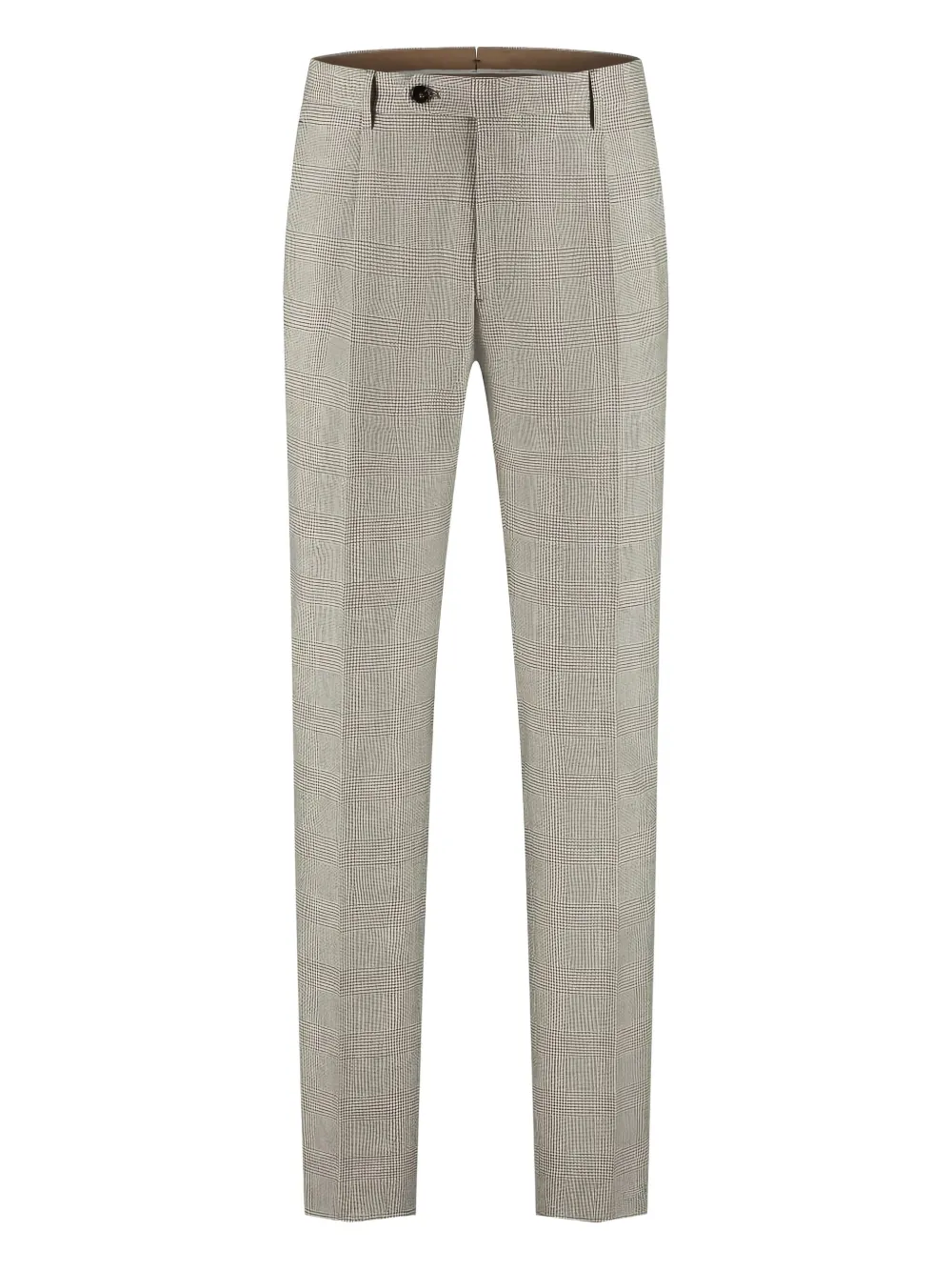 Berwich check-pattern trousers | Brown | Image 1