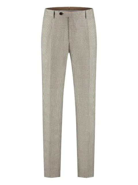 Berwich check-pattern trousers
