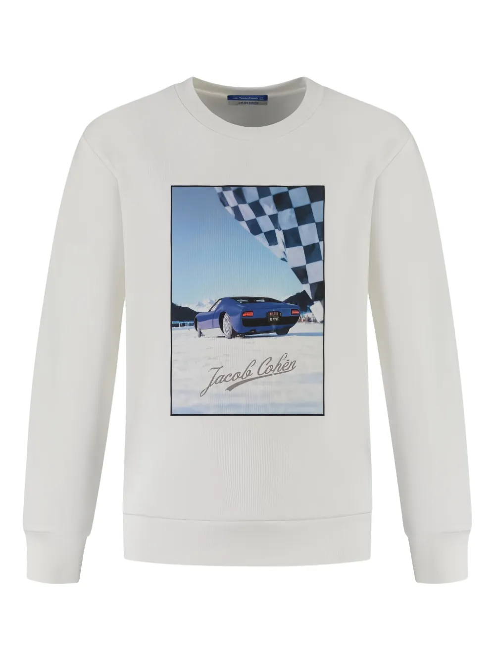 Jacob Cohën graphic-print sweatshirt | White | Image 1