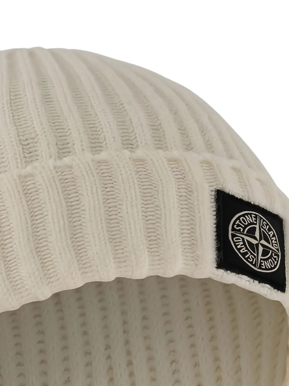 Stone Island Junior Muts met logopatch - Beige