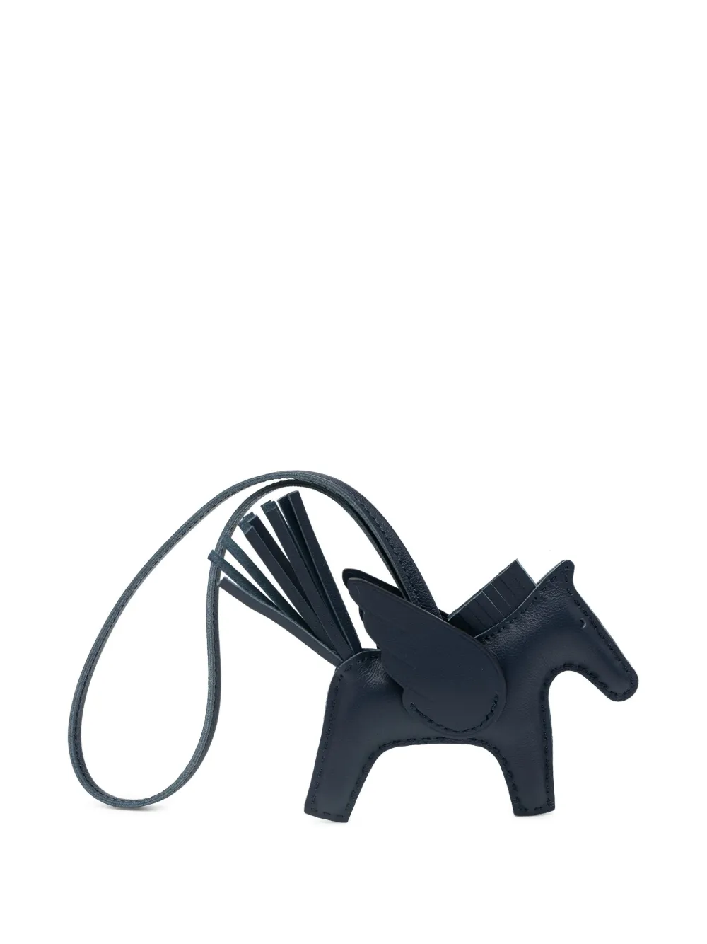 Hermès Pre-Owned 2024 Milo Lambskin and Swift Grigri Rodeo Pegase Bag Charm PM key chain | Image 2