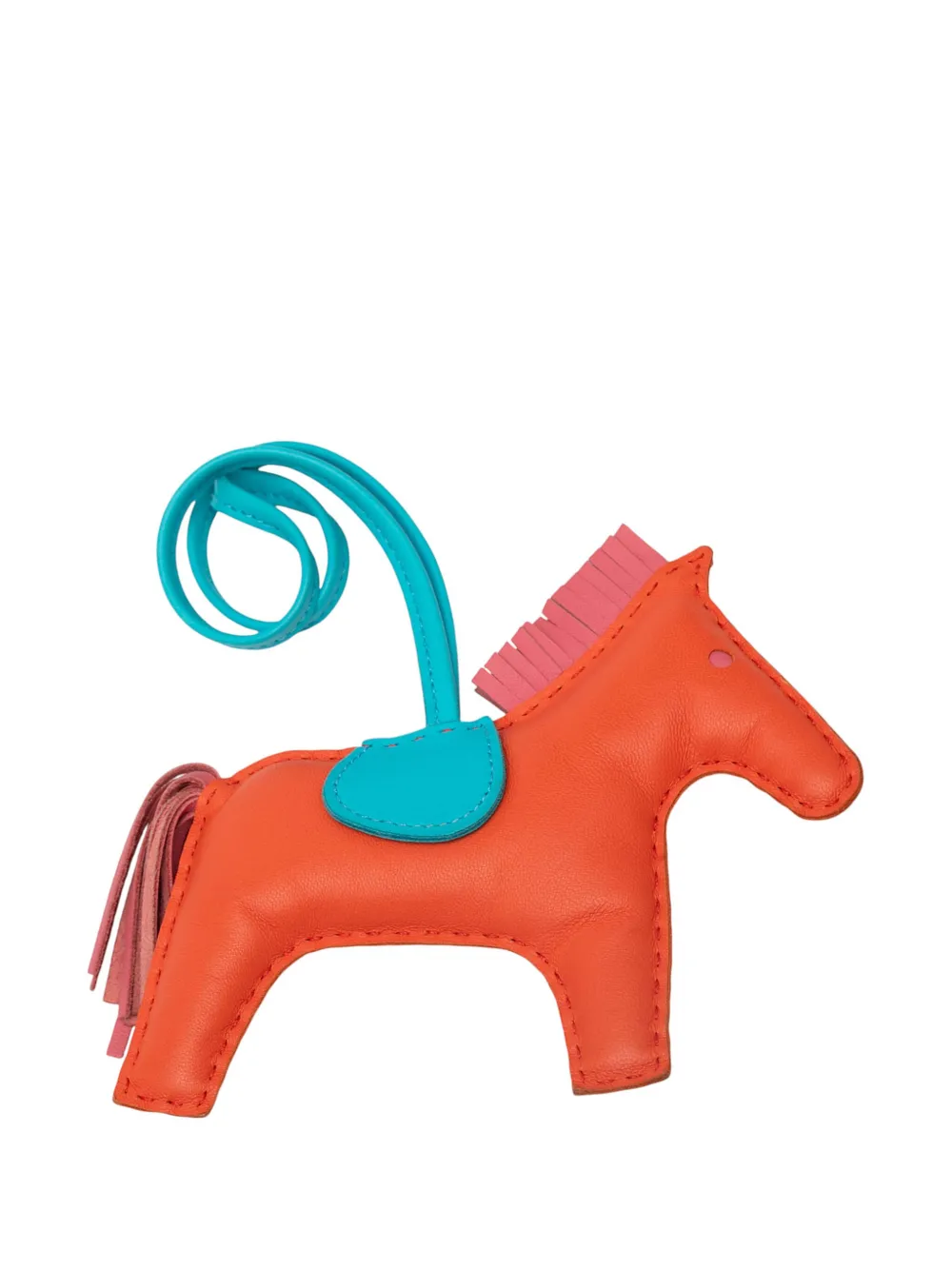 Hermès Pre-Owned 2020-2025 Milo Lambskin Grigri Rodeo Bag Charm MM key chain | Image 2