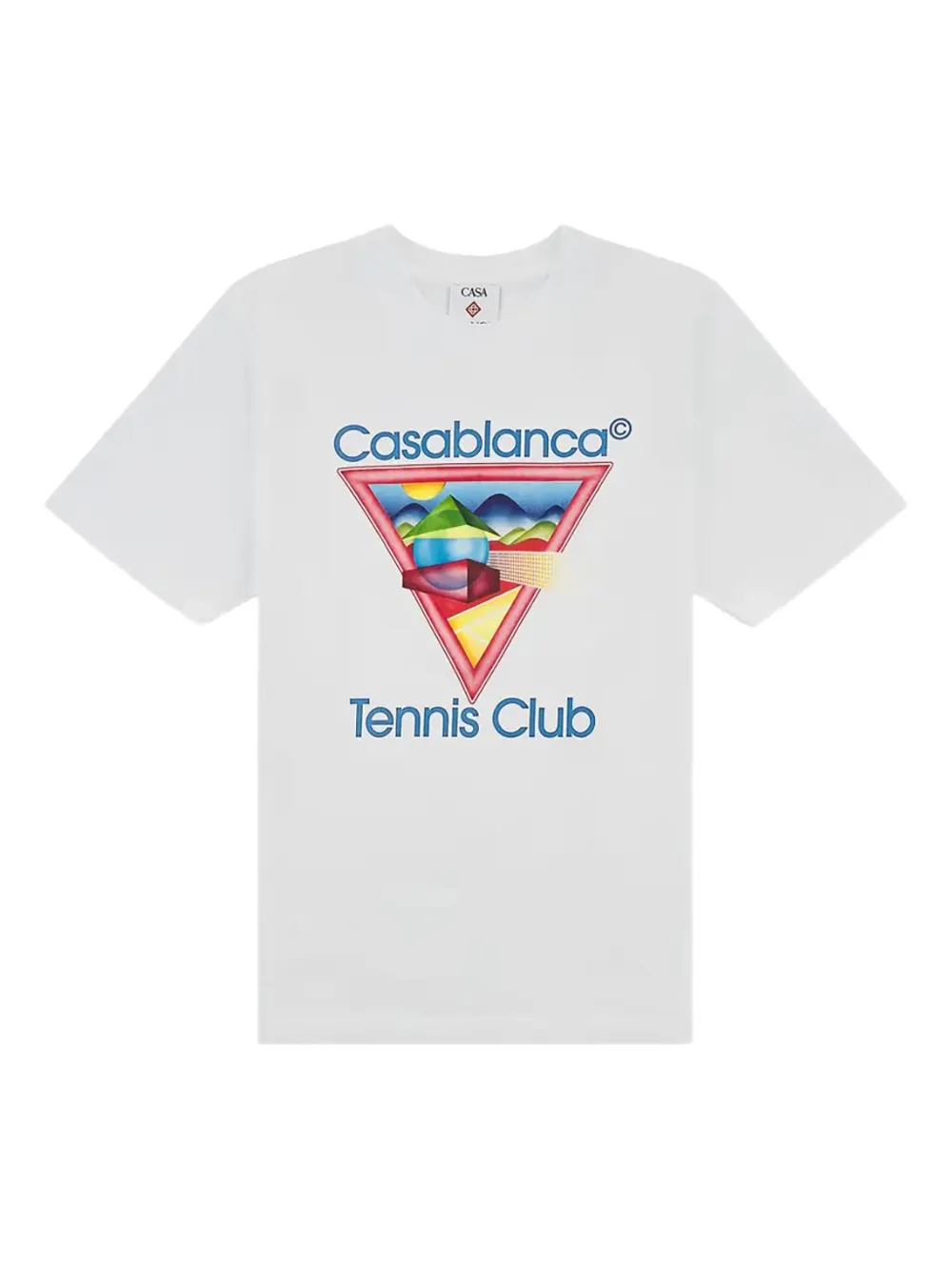 Casablanca Tennis Club Icon T-shirt In Multi