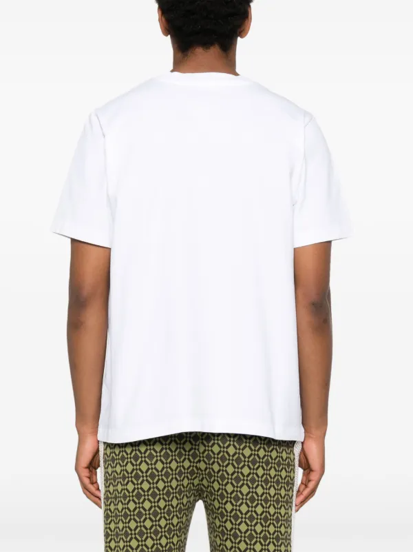 Casablanca Tennis Club Icon Organic Cotton T-shirt | White | FARFETCH