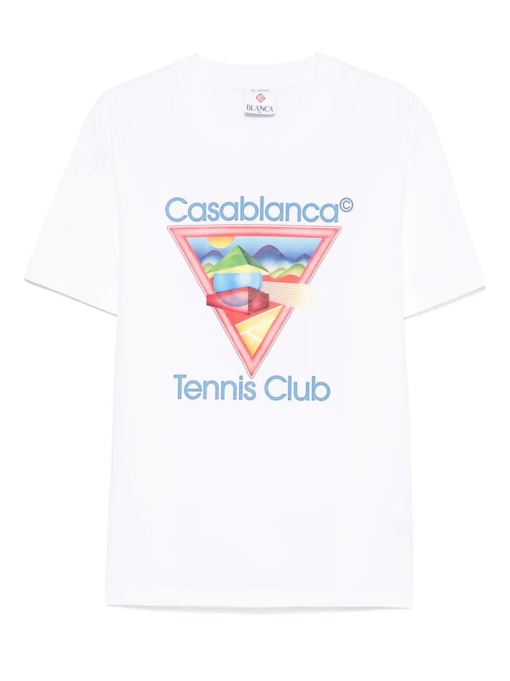 Casablanca Tennis Club Icon organic cotton T-shirt - ホワイト Casablanca Tennis Club Icon organic cotton T-shirt - ホワイト