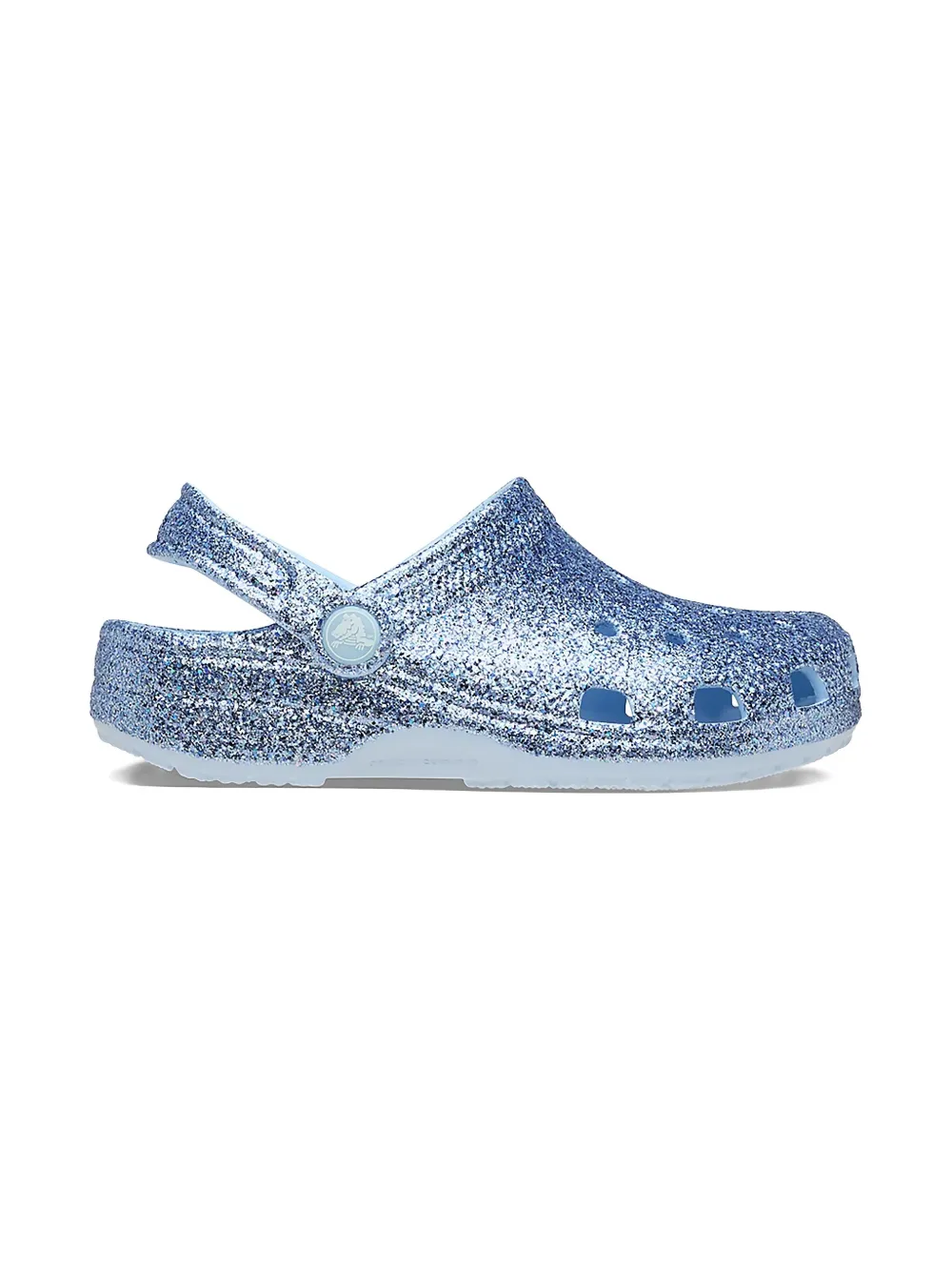 Crocs Classic Chunky Glitter clogs | Blue | Image 1
