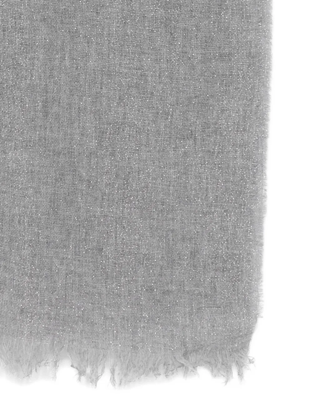 Peserico fringed scarf - Grijs