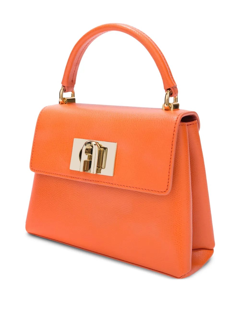 Furla 1927 leren shopper Oranje