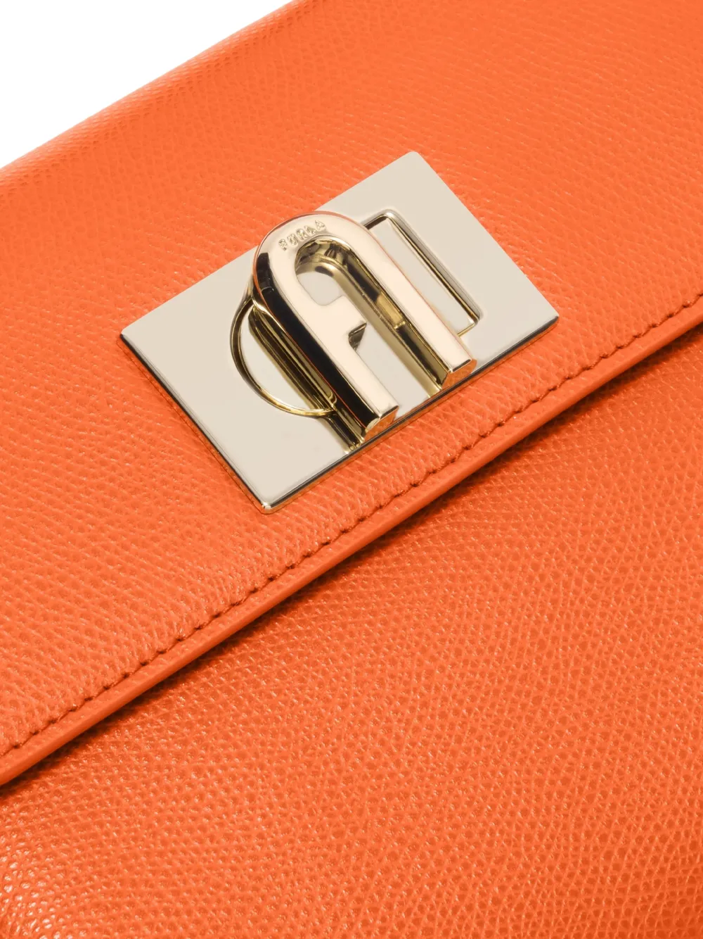 Furla 1927 leren shopper Oranje