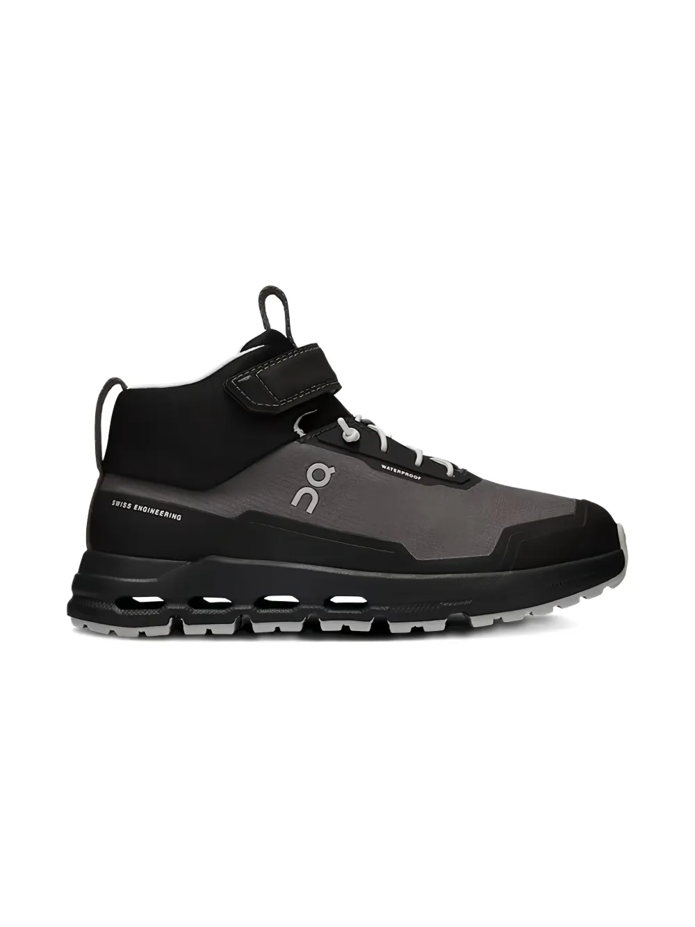 on running kids Cloudhero Mid waterdichte sneakers Zwart