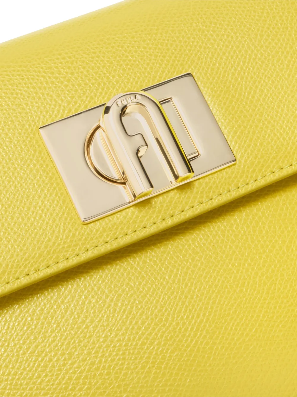 Furla Mini 1927 Arch Closure Leather Tote Bag | Yellow | FARFETCH RO