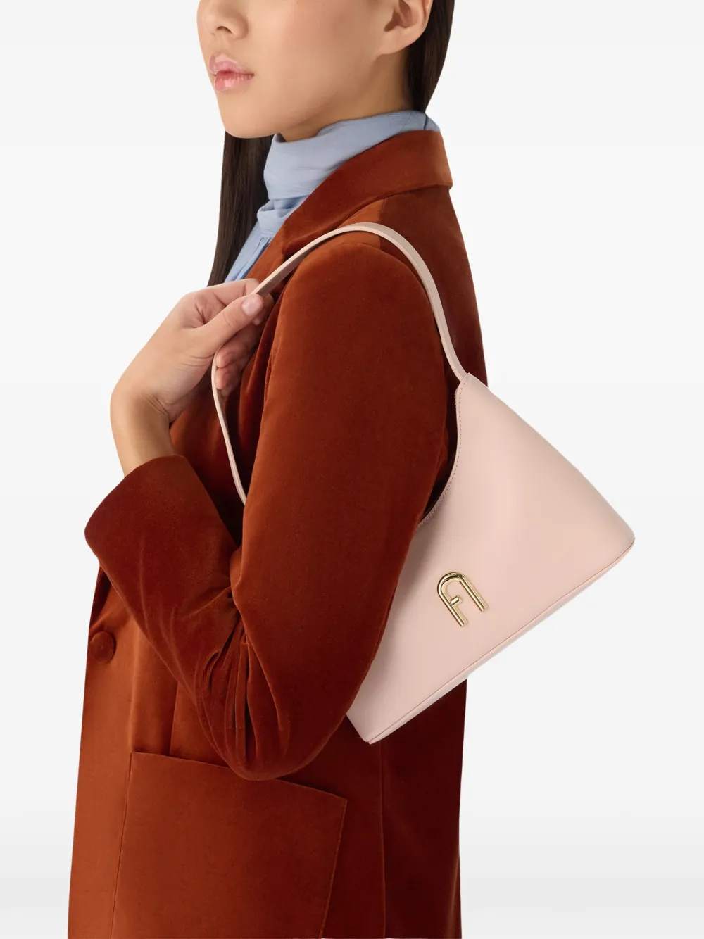 Furla Diamante kleine schoudertas Roze