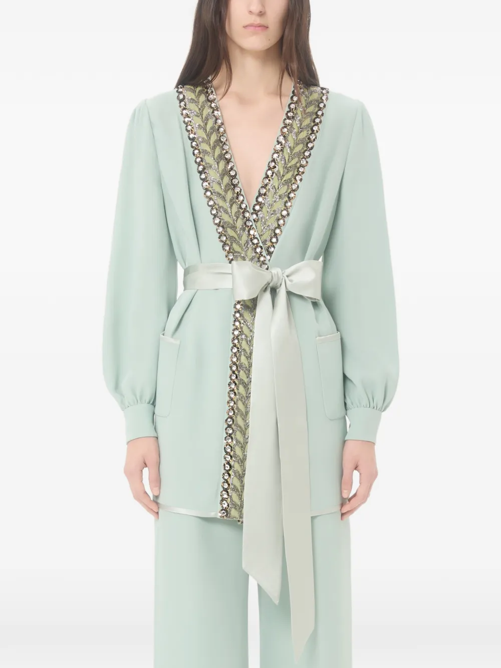 Valentino Garavani Shirt met borduurwerk Groen