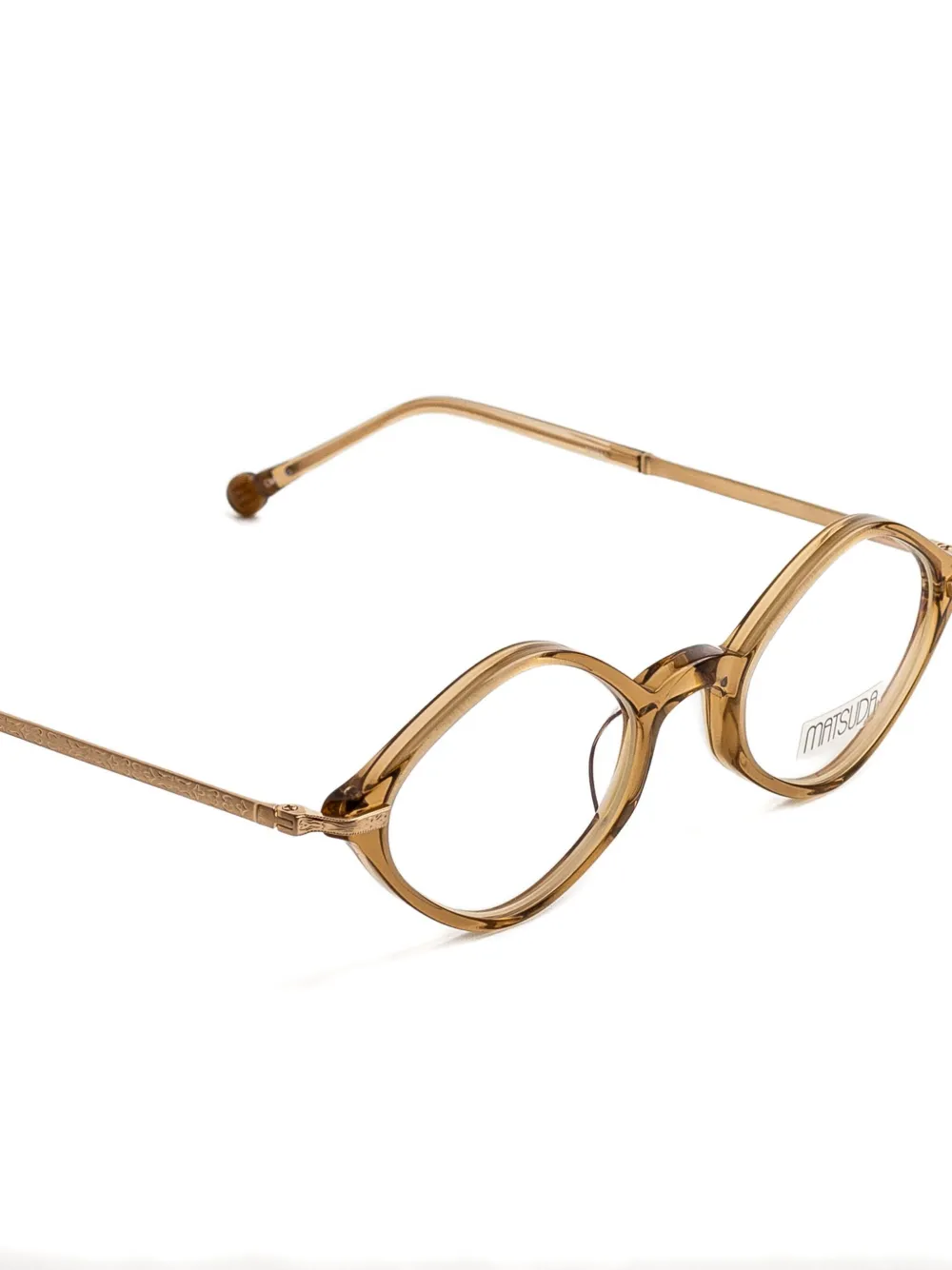 Matsuda Geometric-frame Glasses In Gold