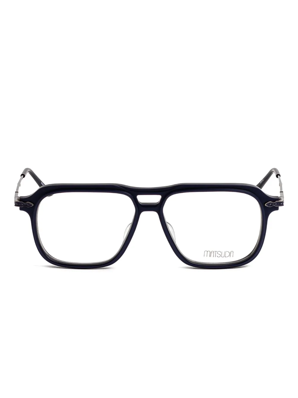 Matsuda Square-frame Glasses In Blue