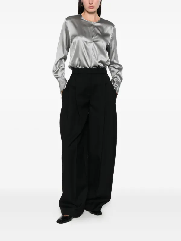 Elisabetta Franchi モノグラム ロングスリーブ ブラウス Elisabetta Franchi モノグラム ロングスリーブ ブラウス Elisabetta